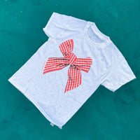 gingham baby tee - In Print We Trust