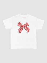 gingham baby tee - In Print We Trust
