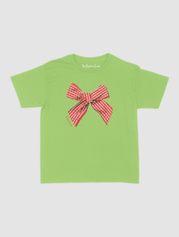 gingham baby tee