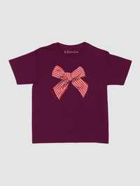 gingham baby tee