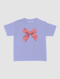gingham baby tee