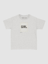 girl crochet baby tee - In Print We Trust