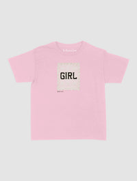 girl crochet baby tee - In Print We Trust
