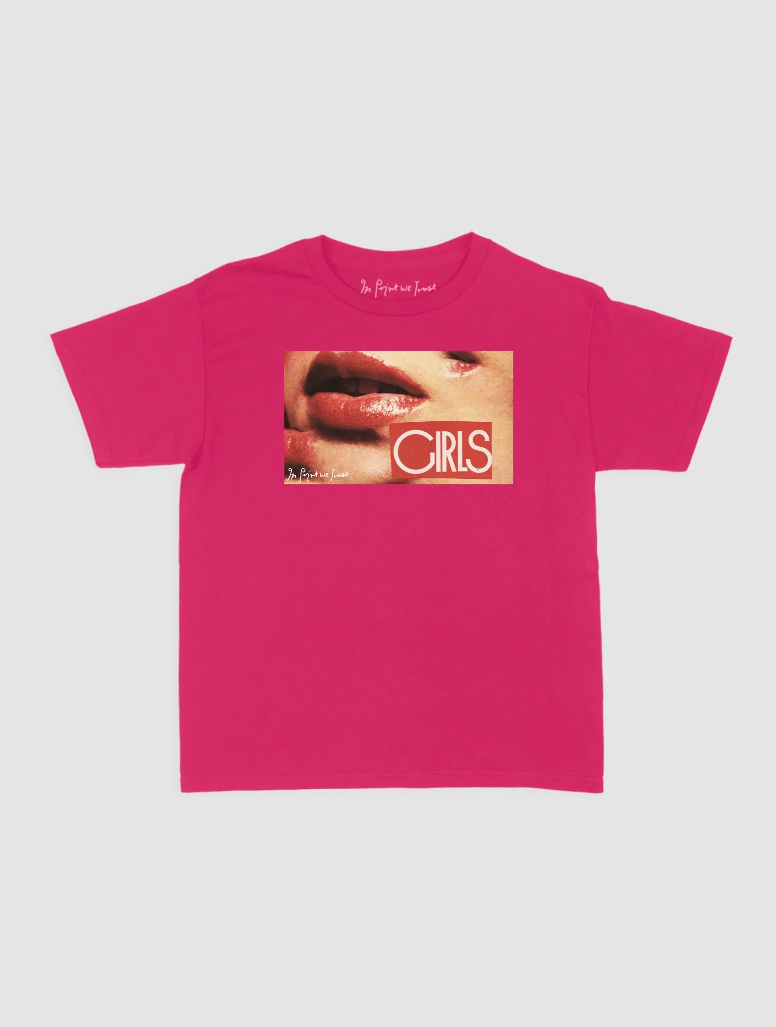 girls baby tee - In Print We Trust