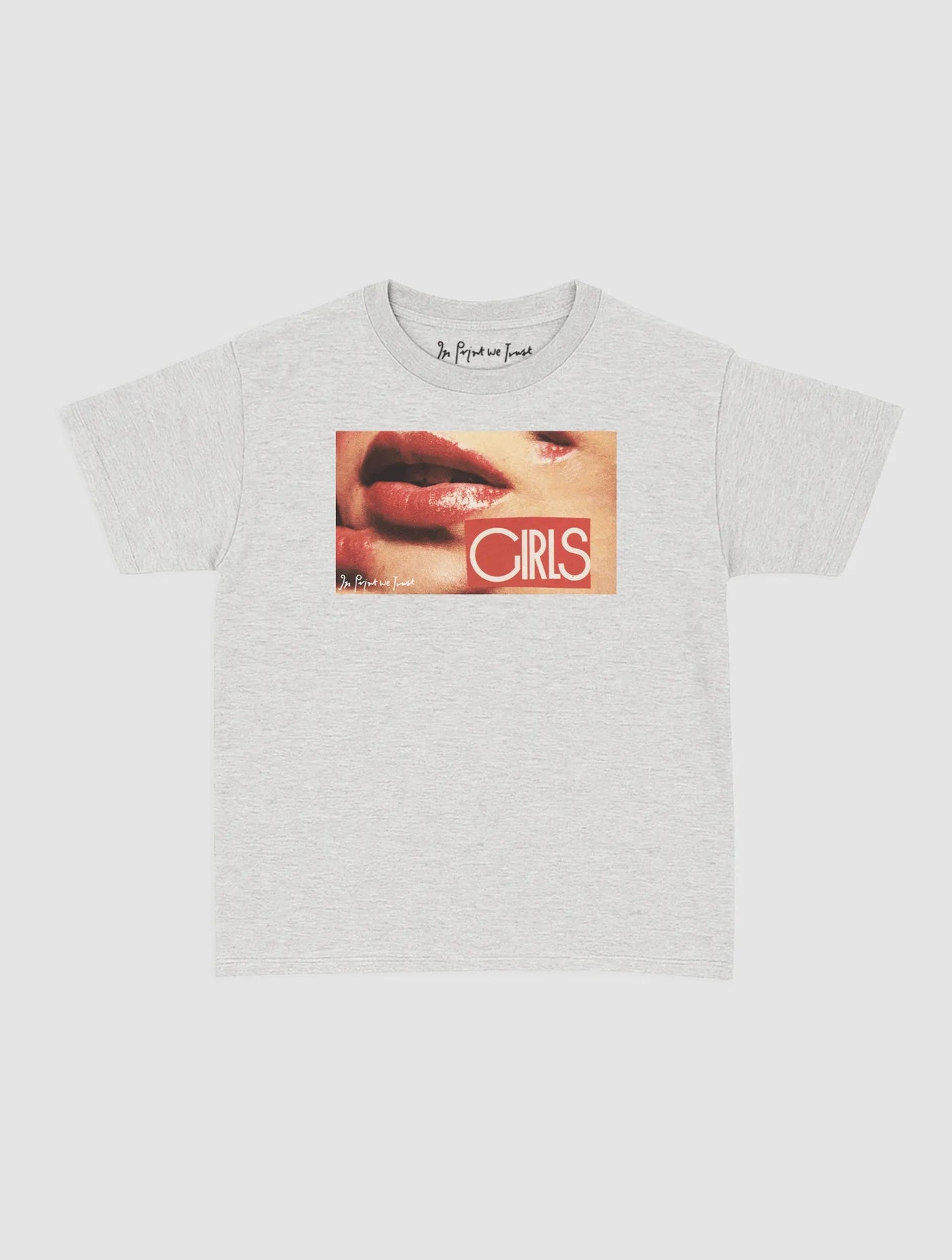 girls baby tee - In Print We Trust