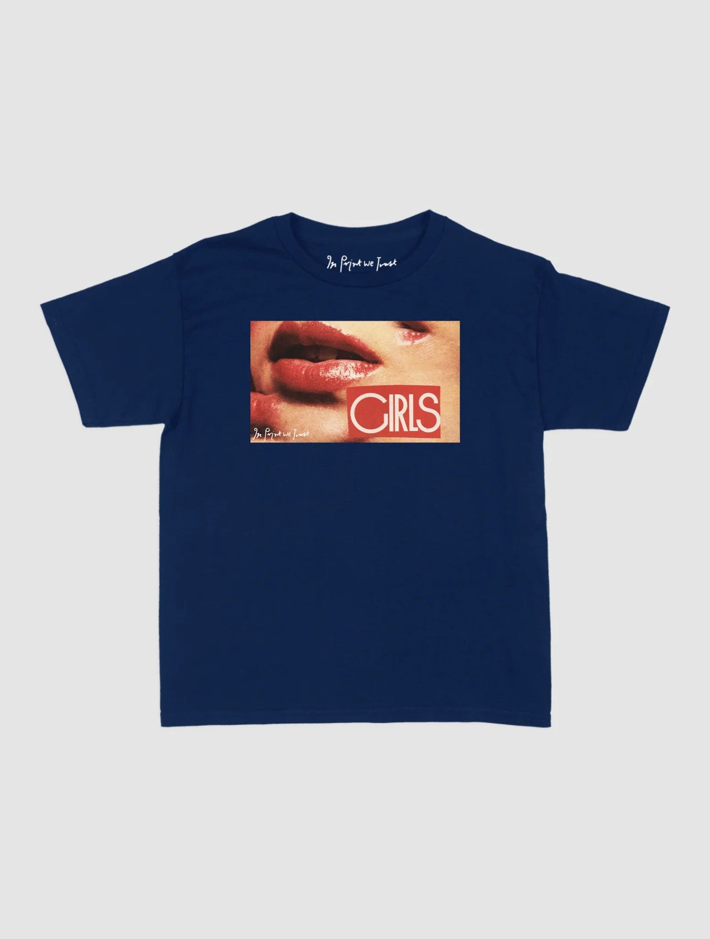 girls baby tee - In Print We Trust
