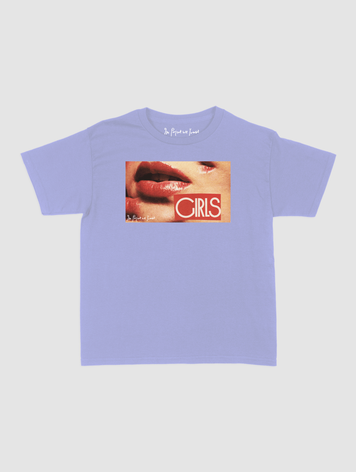 girls baby tee - In Print We Trust