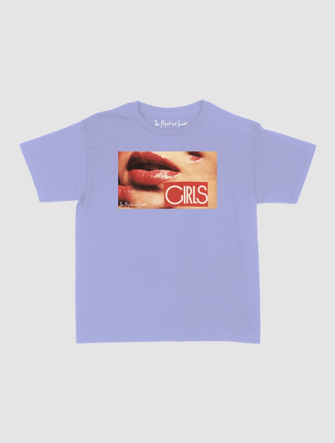 girls baby tee - In Print We Trust