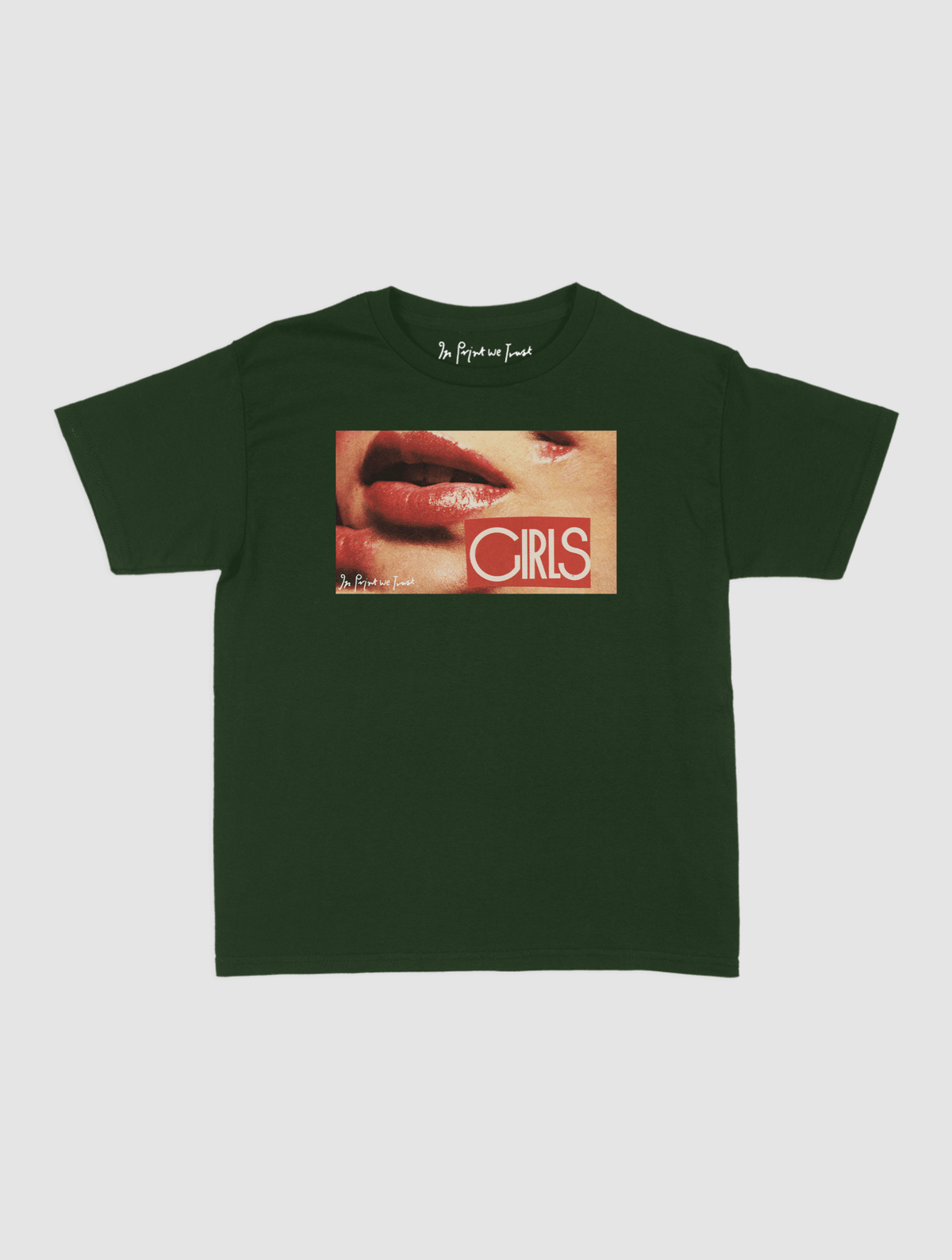 girls baby tee - In Print We Trust