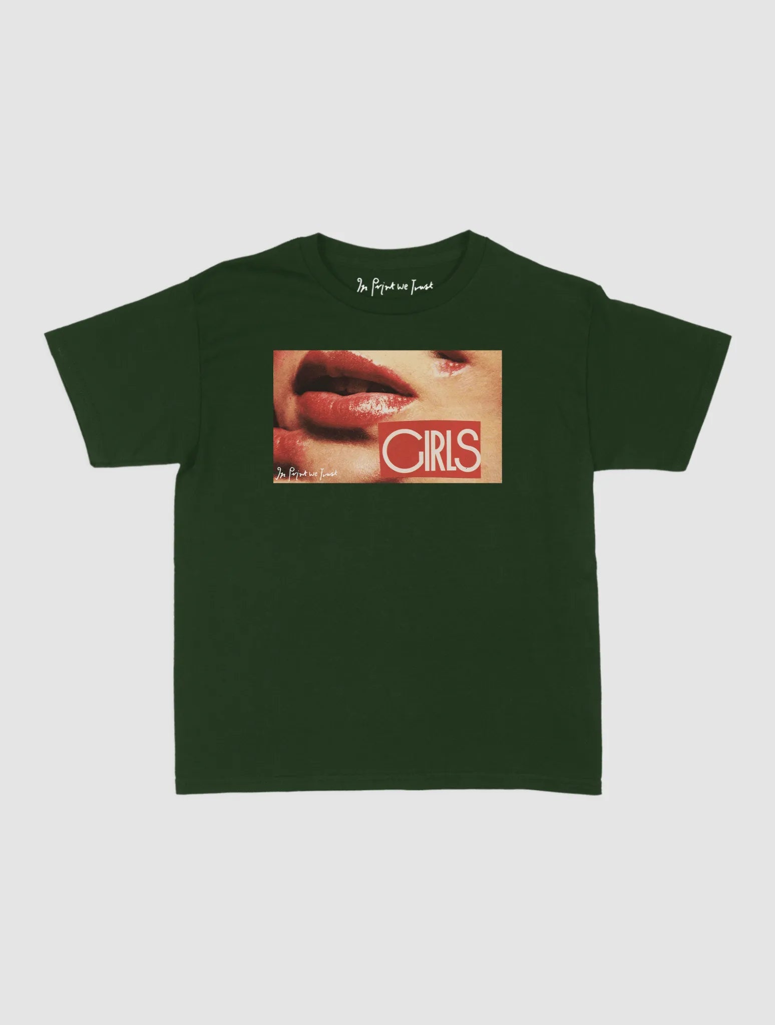 girls baby tee - In Print We Trust