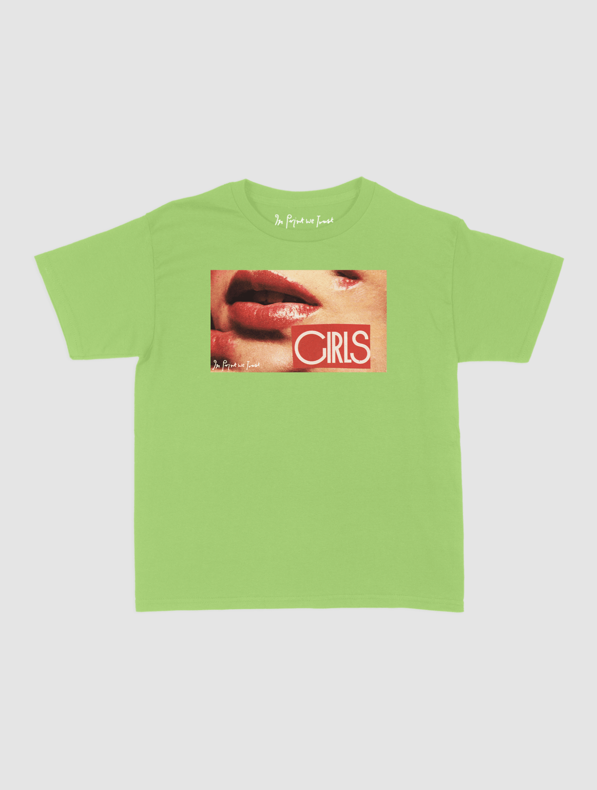 girls baby tee - In Print We Trust