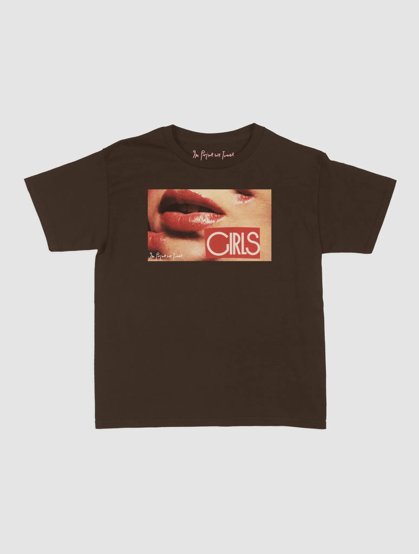 girls baby tee - In Print We Trust