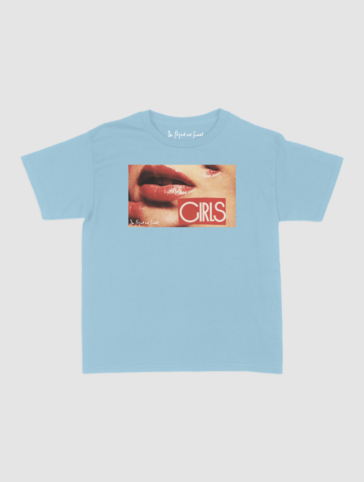 girls baby tee - In Print We Trust
