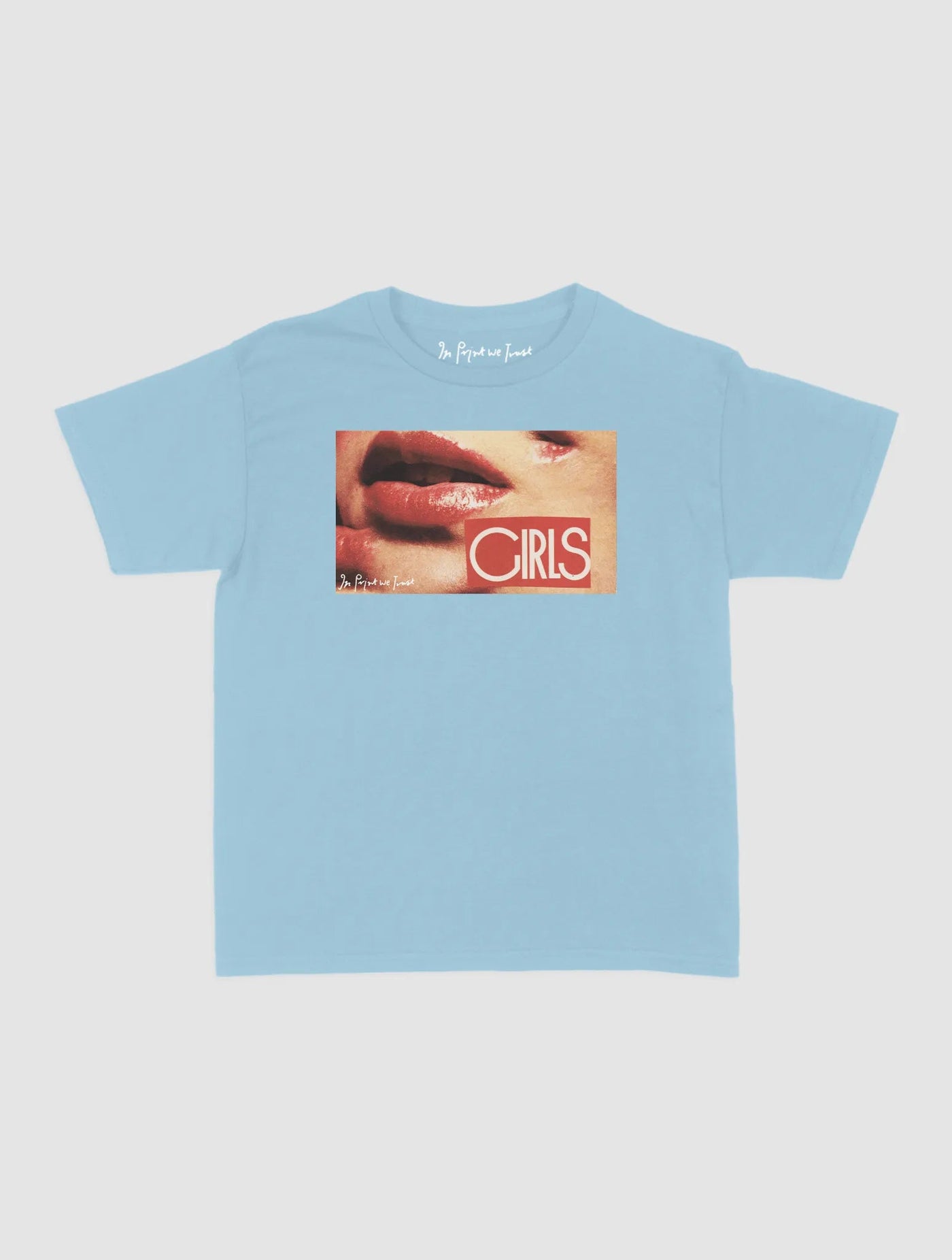 girls baby tee - In Print We Trust