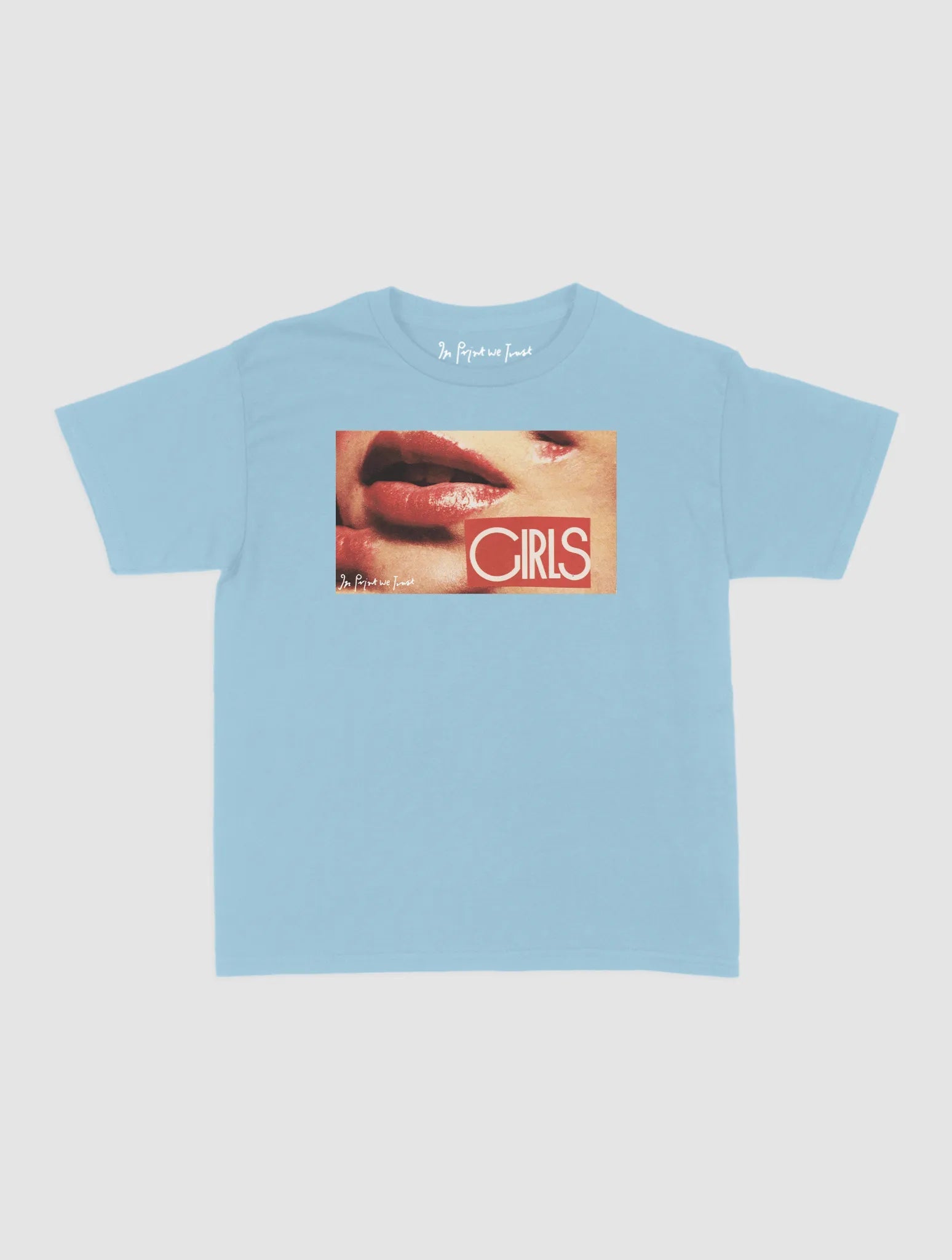 girls baby tee - In Print We Trust