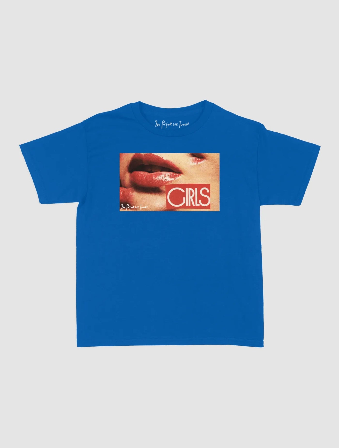 girls baby tee - In Print We Trust