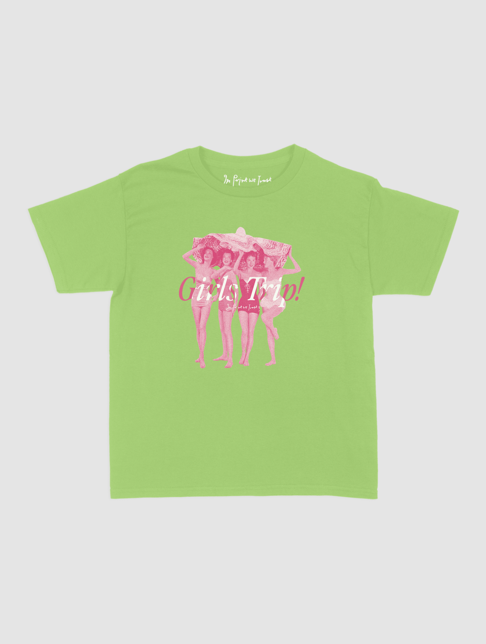 girls trip! baby tee - In Print We Trust