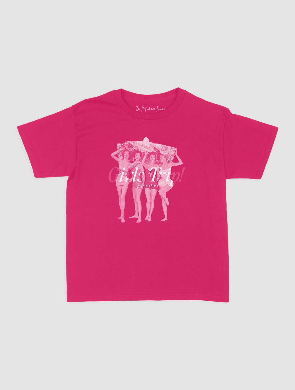 girls trip! baby tee - In Print We Trust