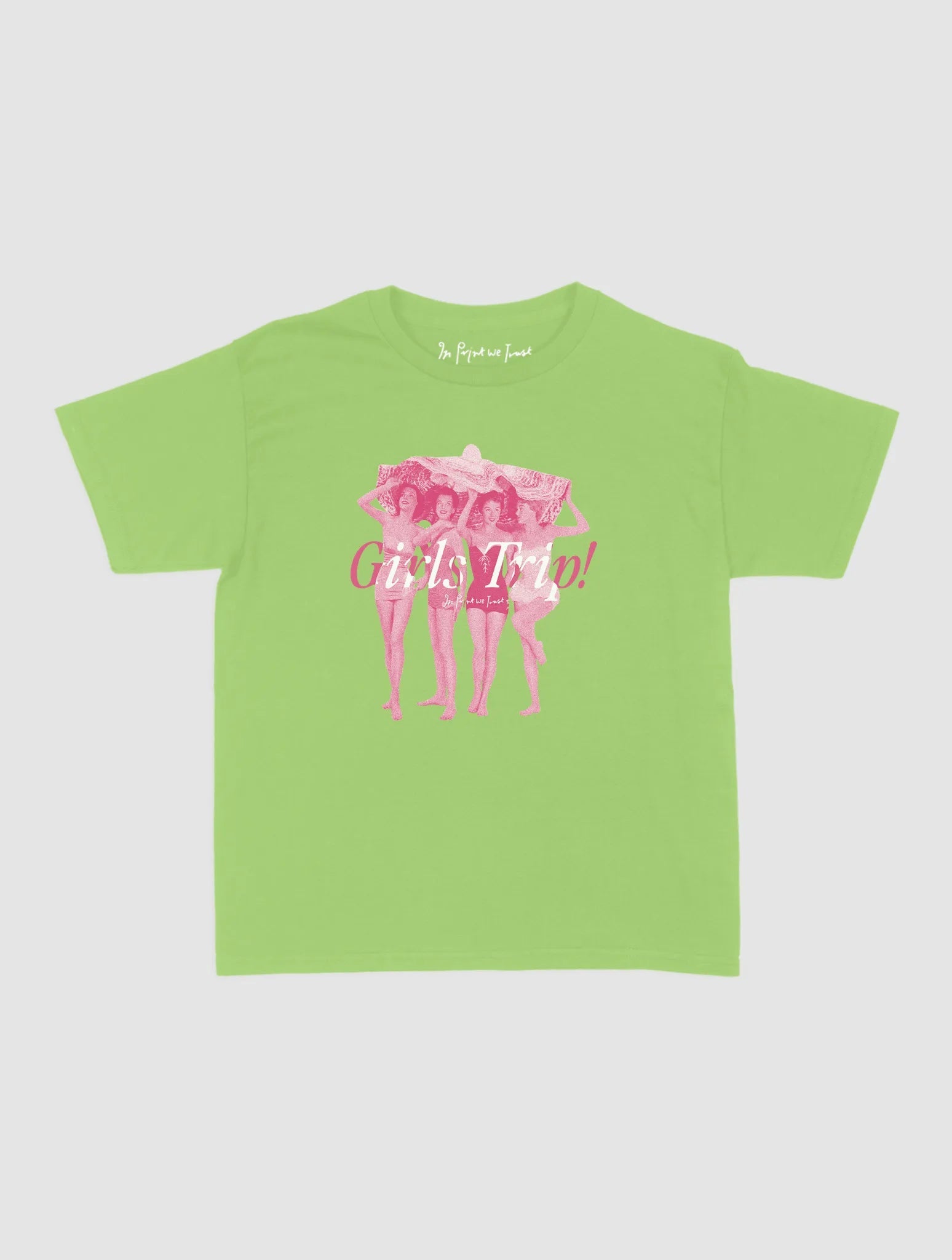 girls trip! baby tee - In Print We Trust