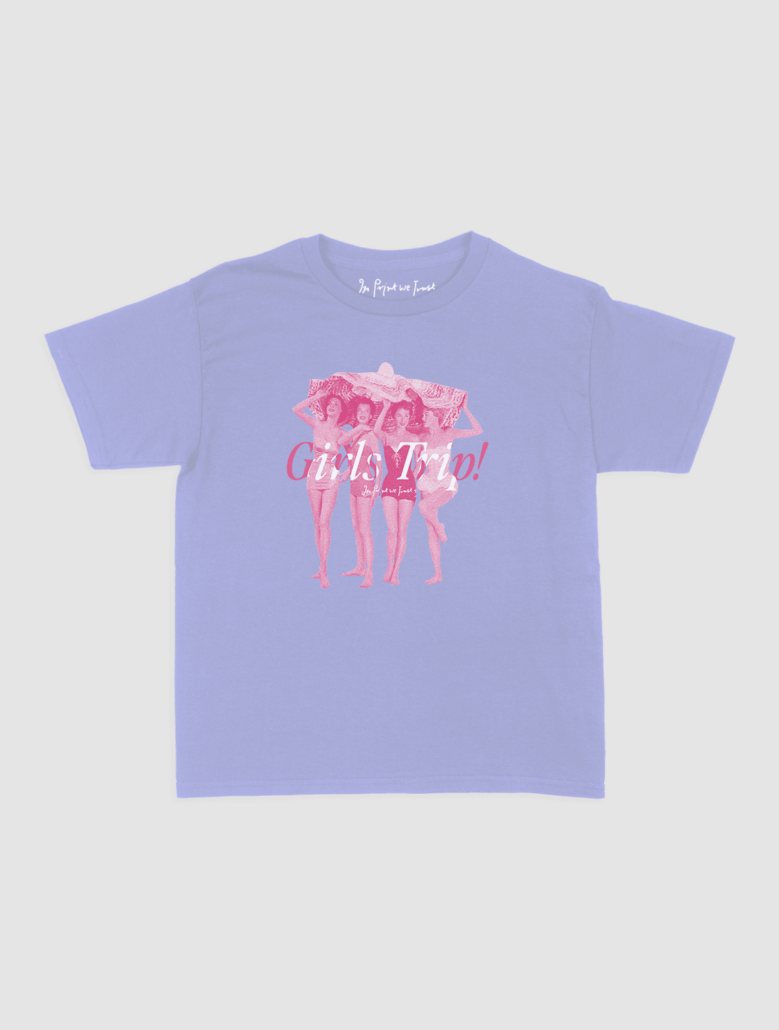 girls trip! baby tee - In Print We Trust