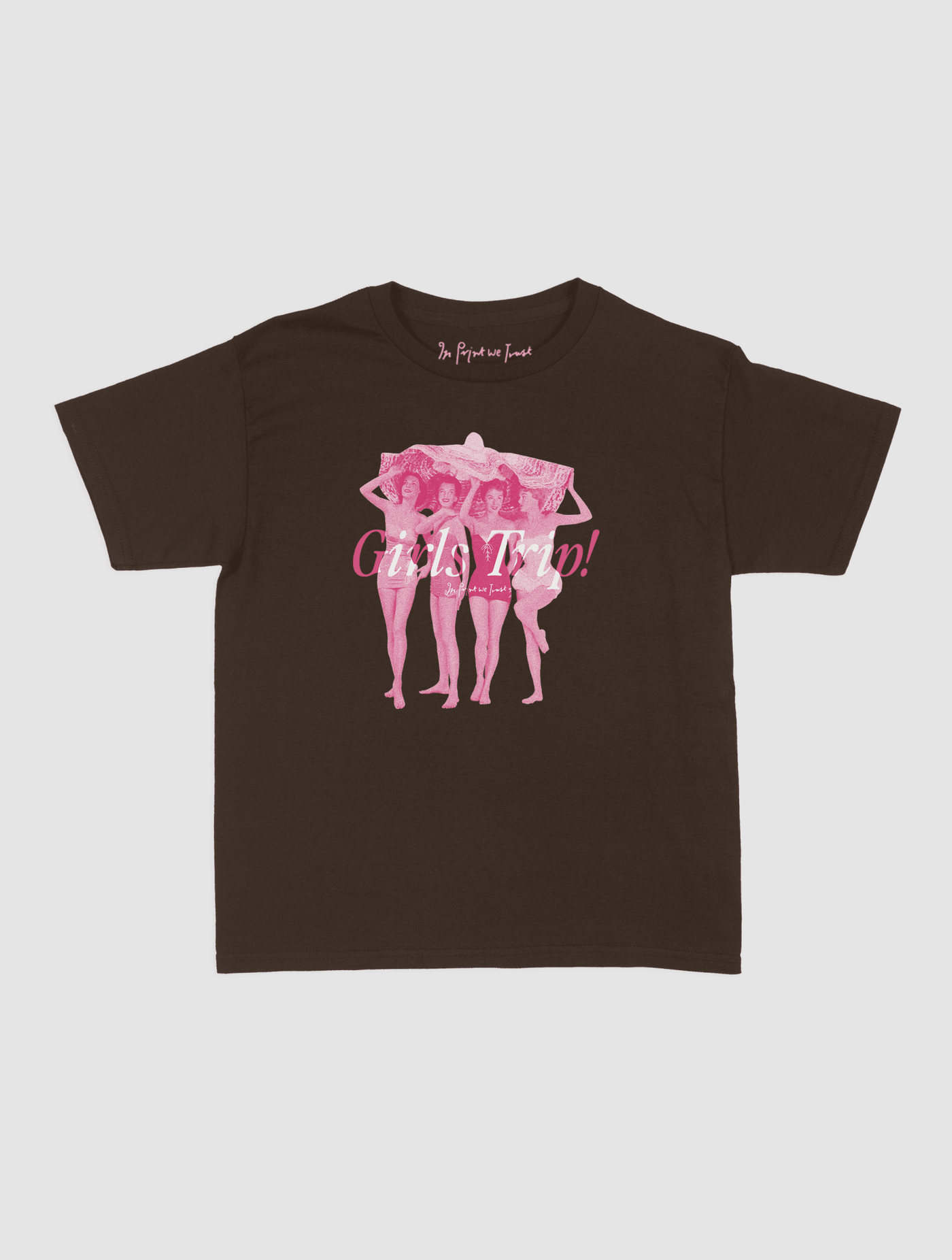 girls trip! baby tee - In Print We Trust