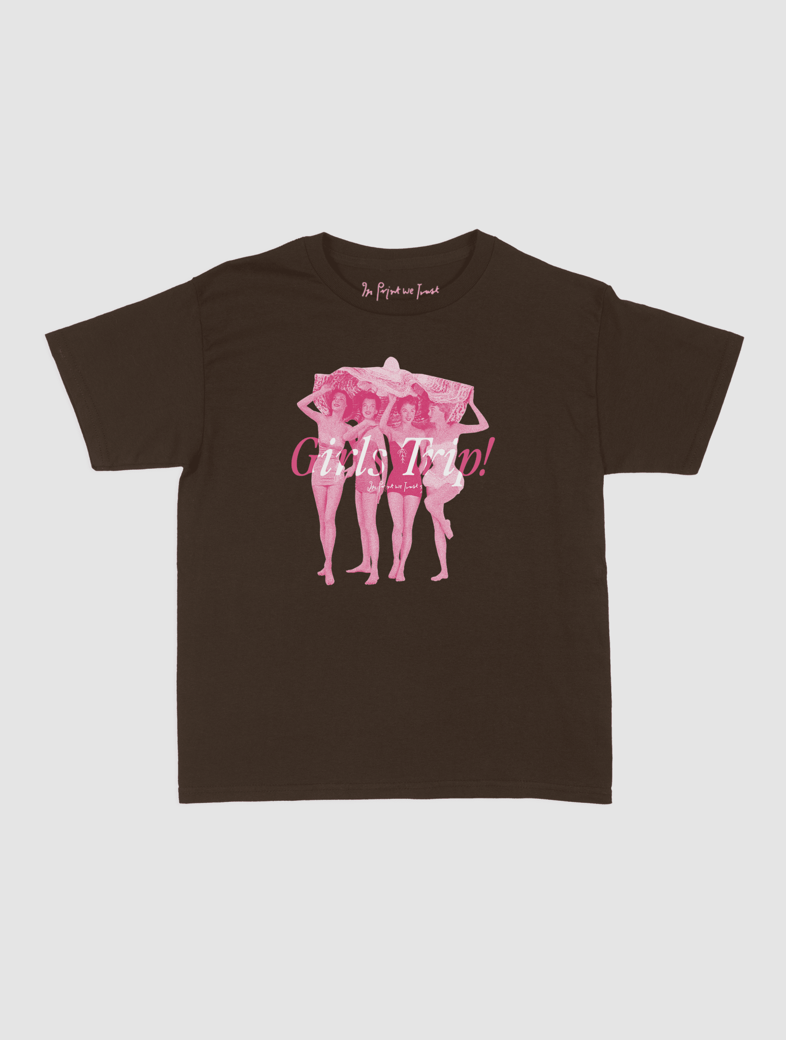 girls trip! baby tee - In Print We Trust