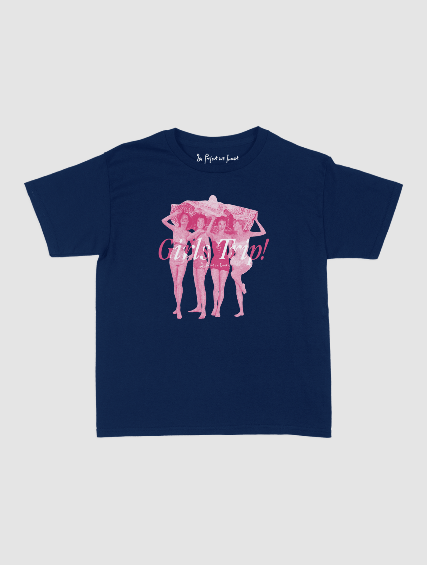 girls trip! baby tee - In Print We Trust