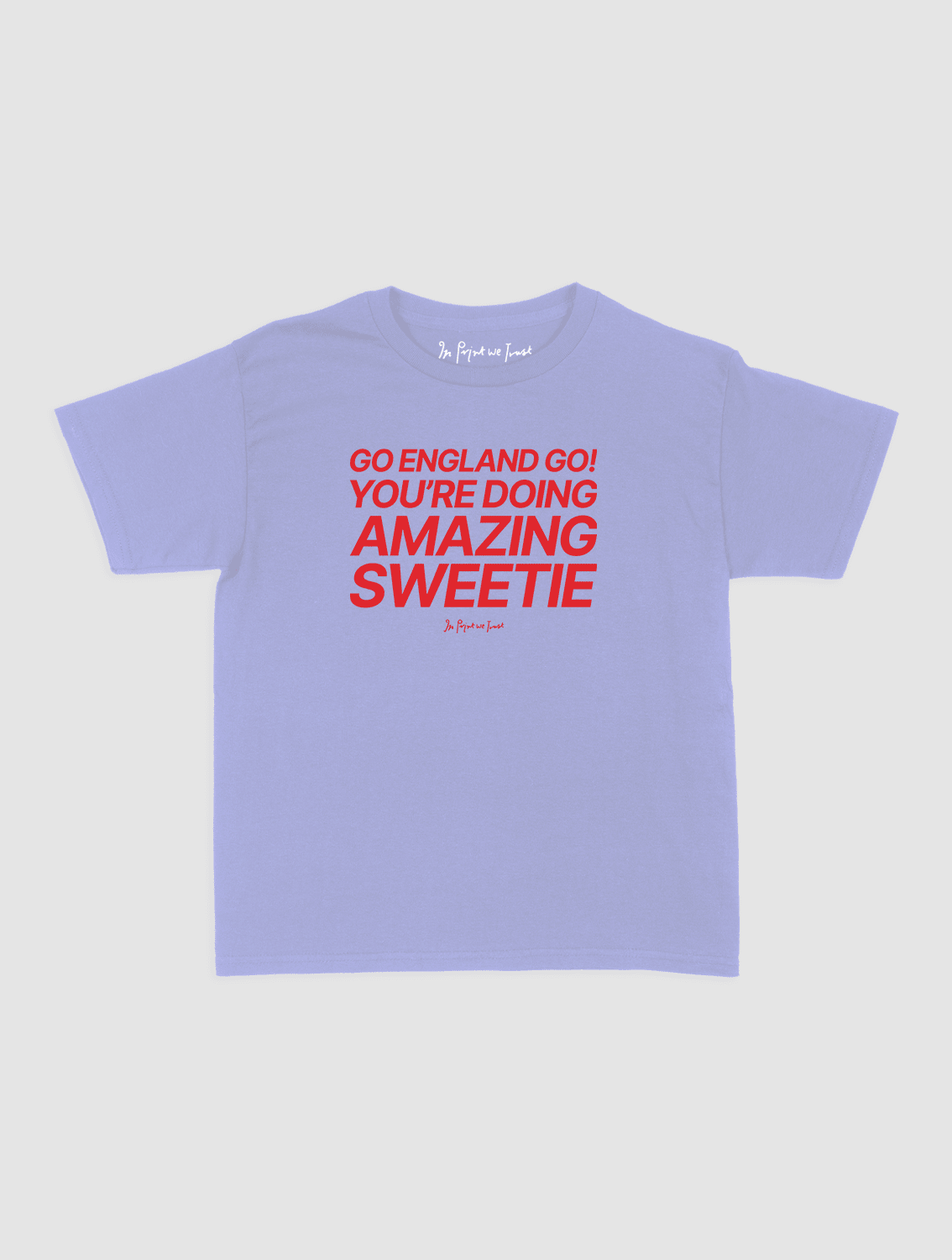 go england go! baby tee - In Print We Trust