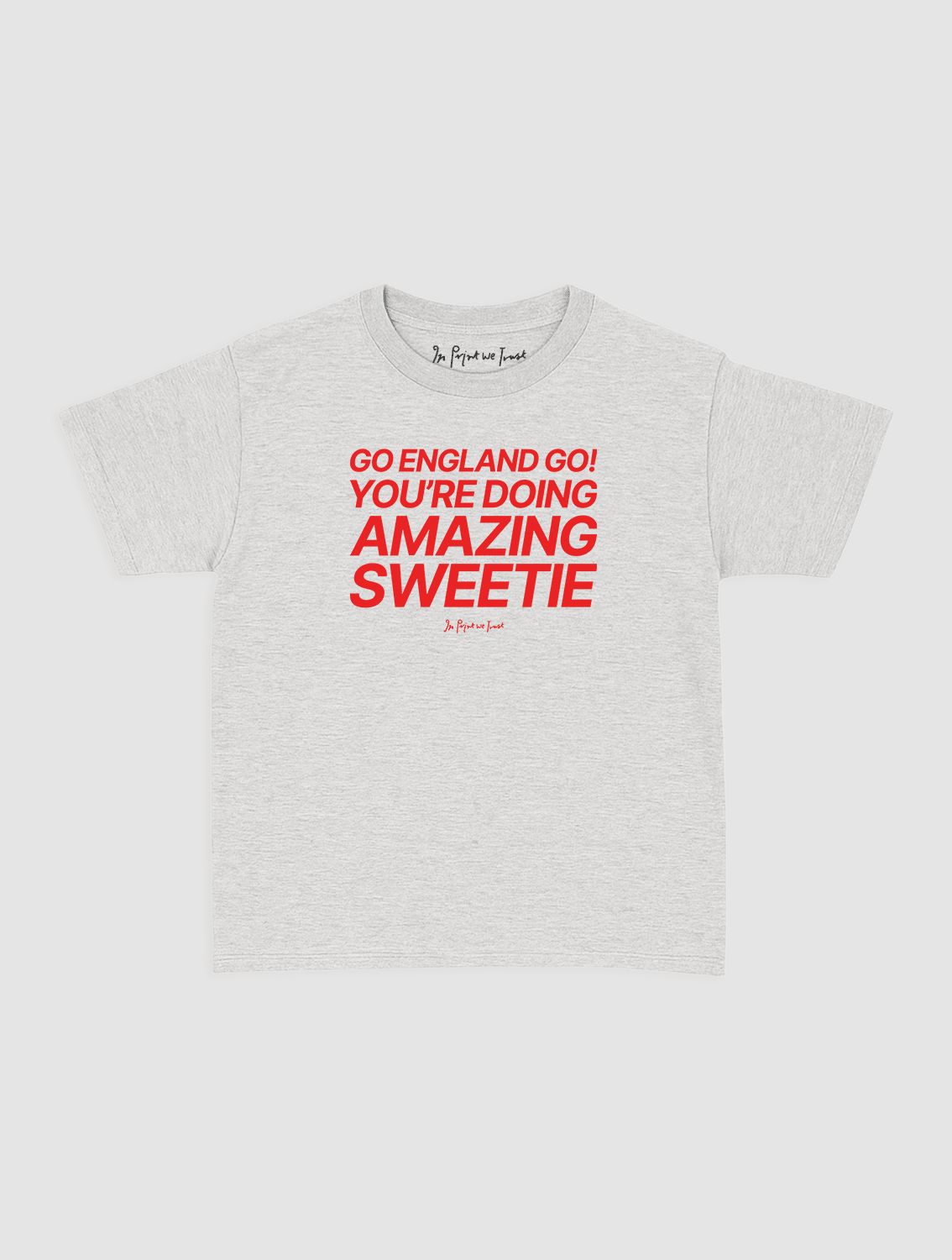 go england go! baby tee - In Print We Trust