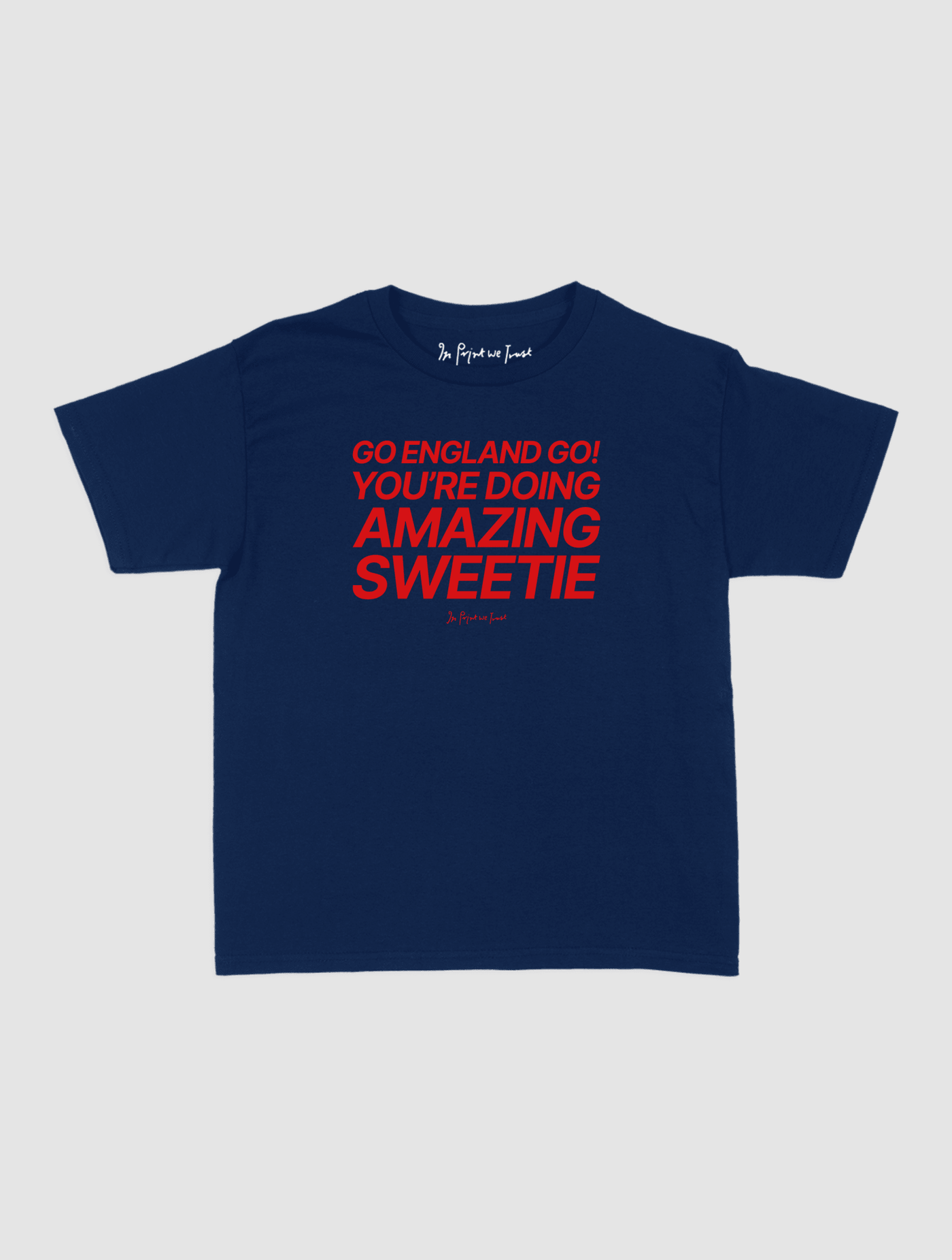 go england go! baby tee - In Print We Trust