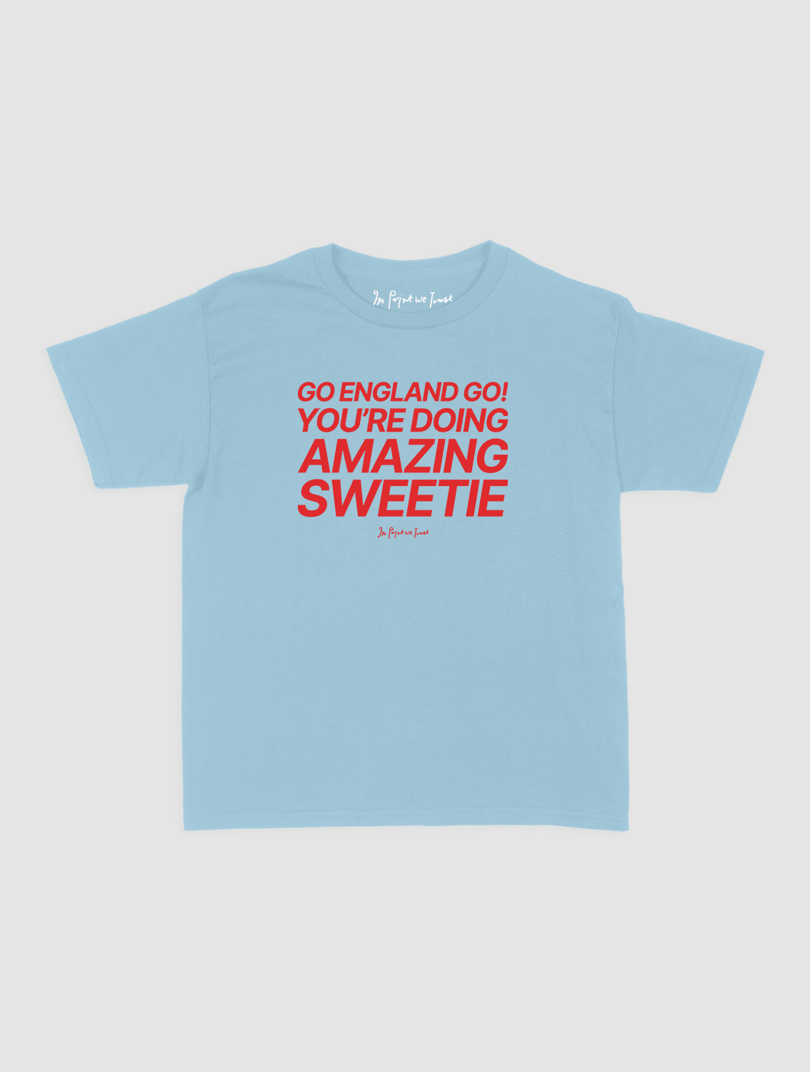 go england go! baby tee - In Print We Trust