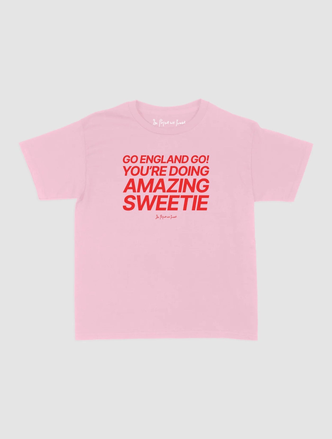 go england go! baby tee - In Print We Trust