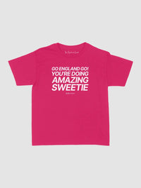 go england go! baby tee - In Print We Trust