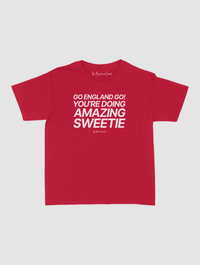 go england go! baby tee - In Print We Trust