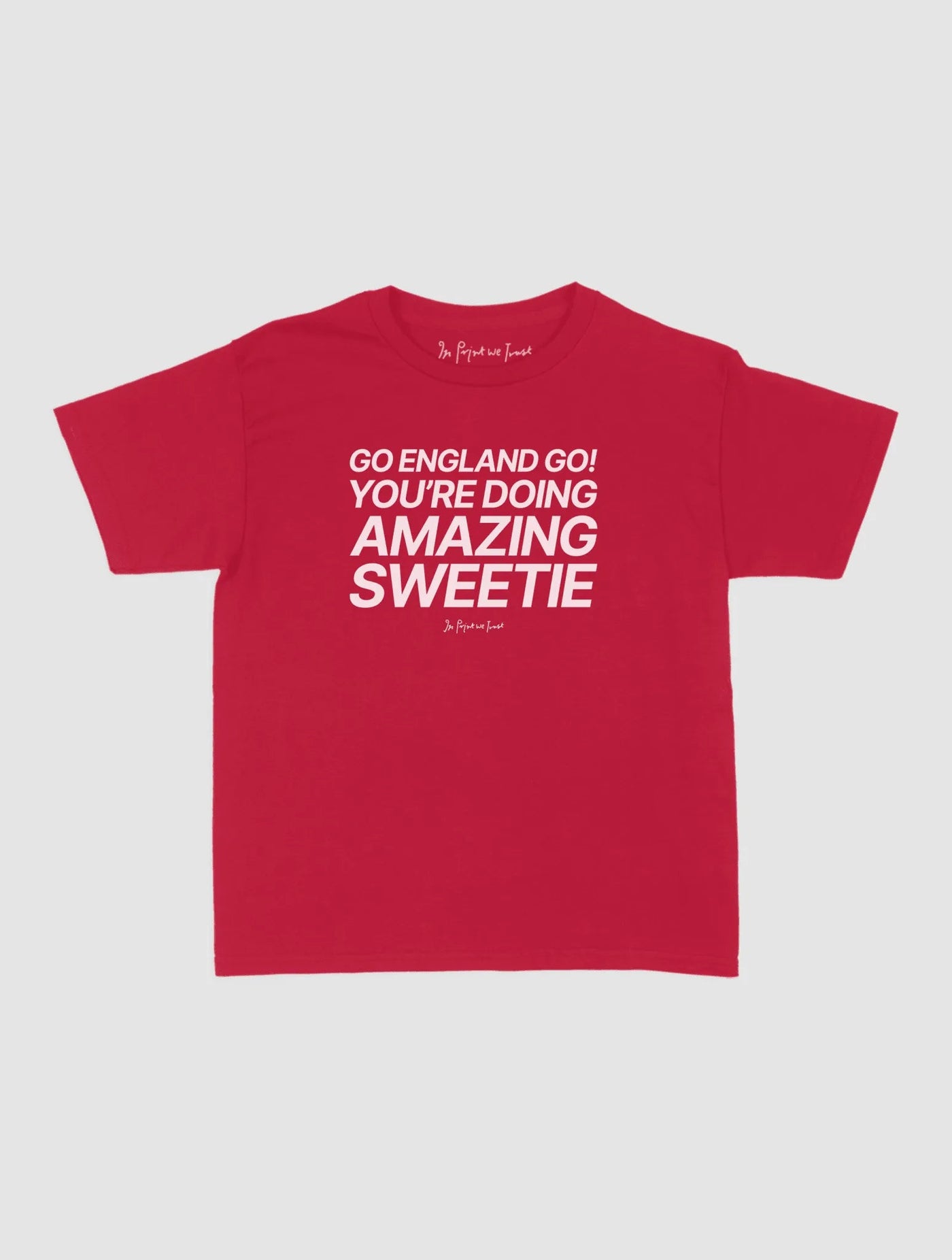 go england go! baby tee - In Print We Trust