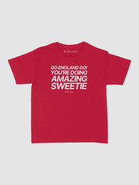 go england go! baby tee - In Print We Trust