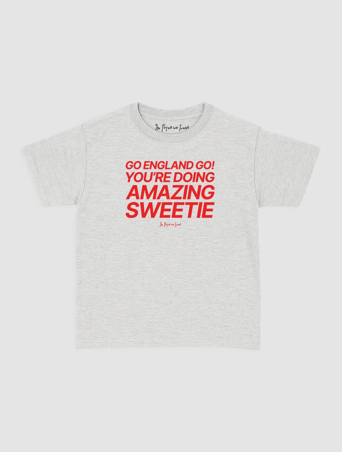 go england go! baby tee - In Print We Trust