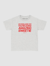 go england go! baby tee - In Print We Trust
