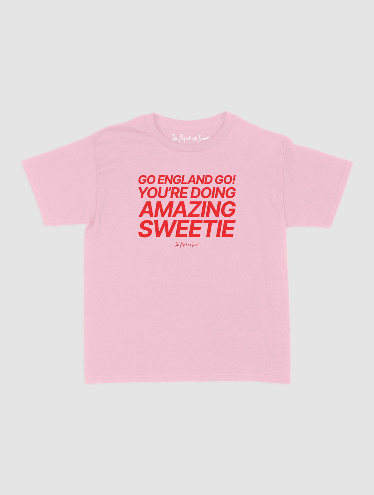 go england go! baby tee - In Print We Trust