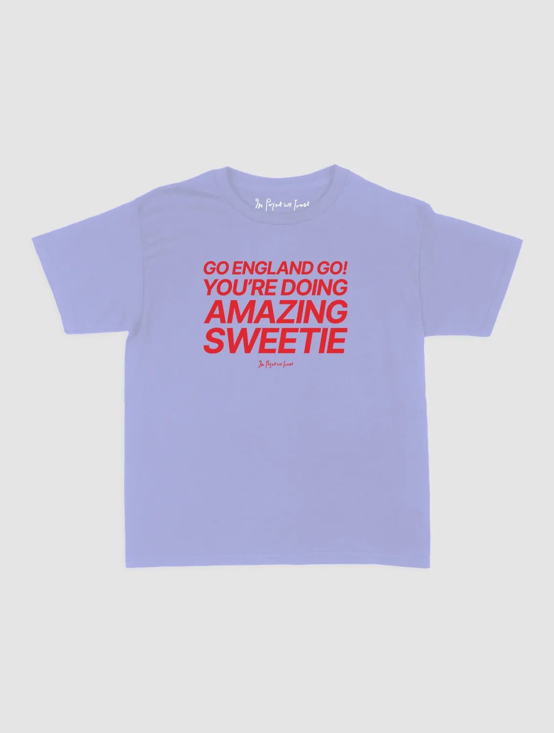 go england go! baby tee - In Print We Trust