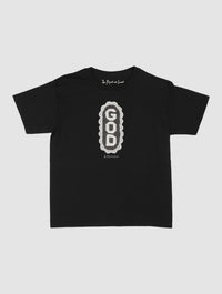god crochet baby tee - In Print We Trust