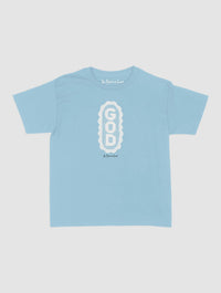 god crochet baby tee - In Print We Trust