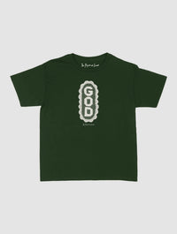 god crochet baby tee - In Print We Trust