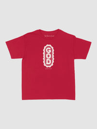 god crochet baby tee - In Print We Trust