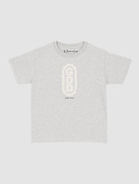 god crochet baby tee - In Print We Trust
