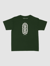 god crochet baby tee - In Print We Trust