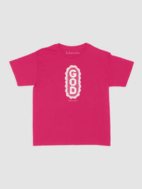 god crochet baby tee - In Print We Trust