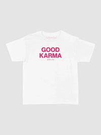 good karma baby tee - In Print We Trust