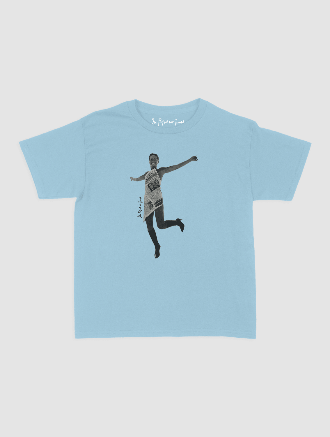good news baby tee - In Print We Trust