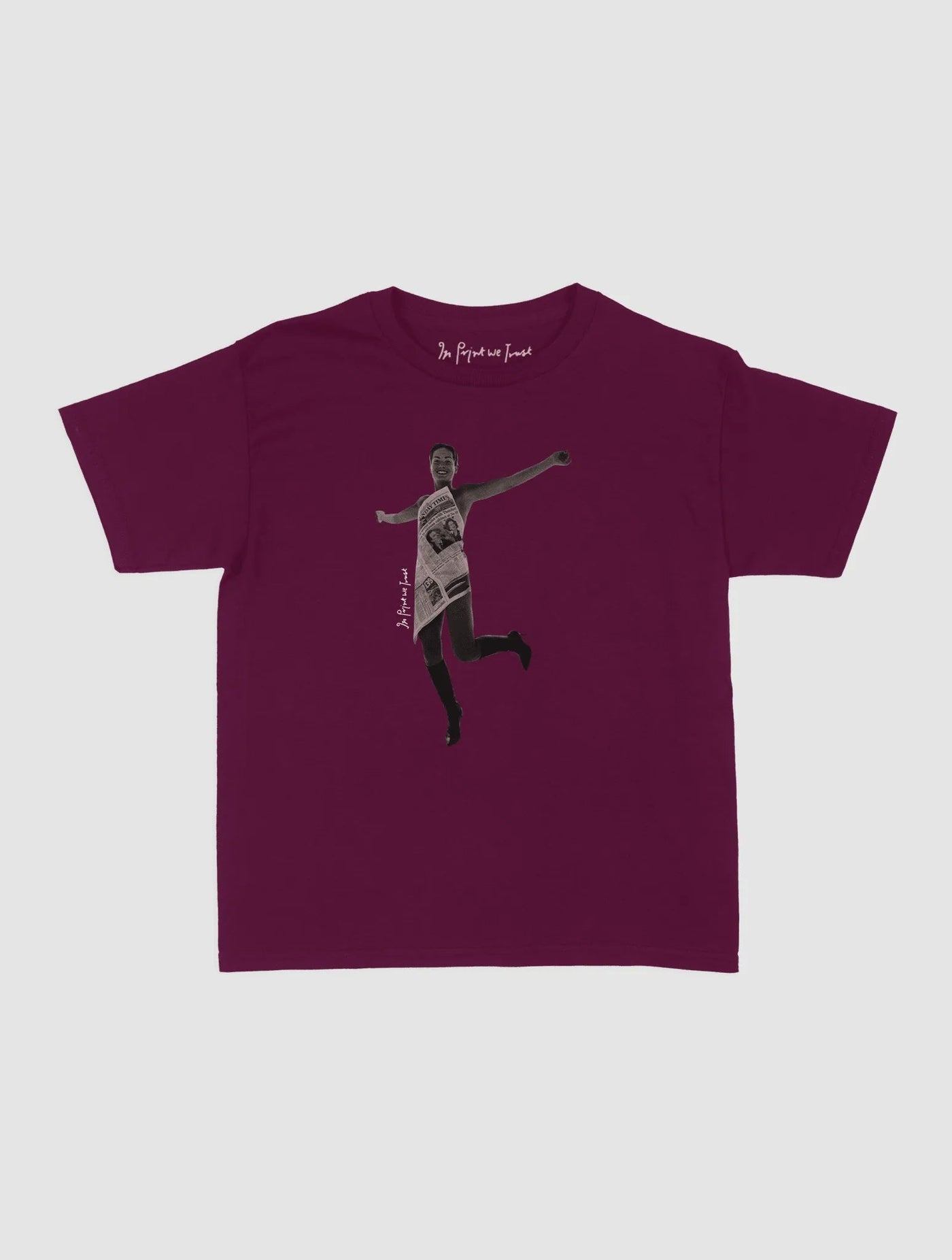 good news baby tee - In Print We Trust